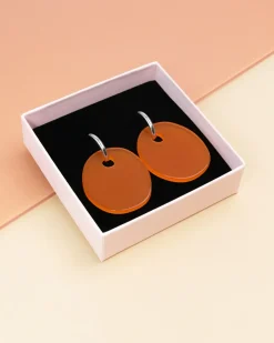 Avaimenperät|Korut>ROOSAN Lummo Korvakorut - Mandariini