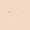Avaimenperät|Korut>KAIKO Luna Earrings - Rose Quartz