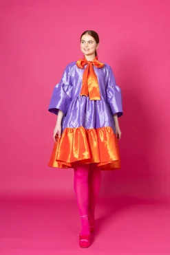 Hameet & Mekot>Miia Halmesmaa Lush Dress - Laventeli/Oranssi M/L
