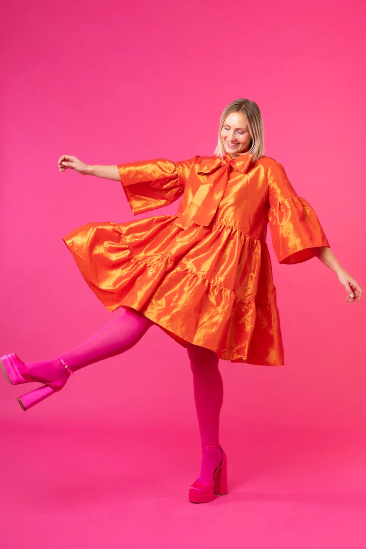 Hameet & Mekot>Miia Halmesmaa Lush Dress - Oranssi