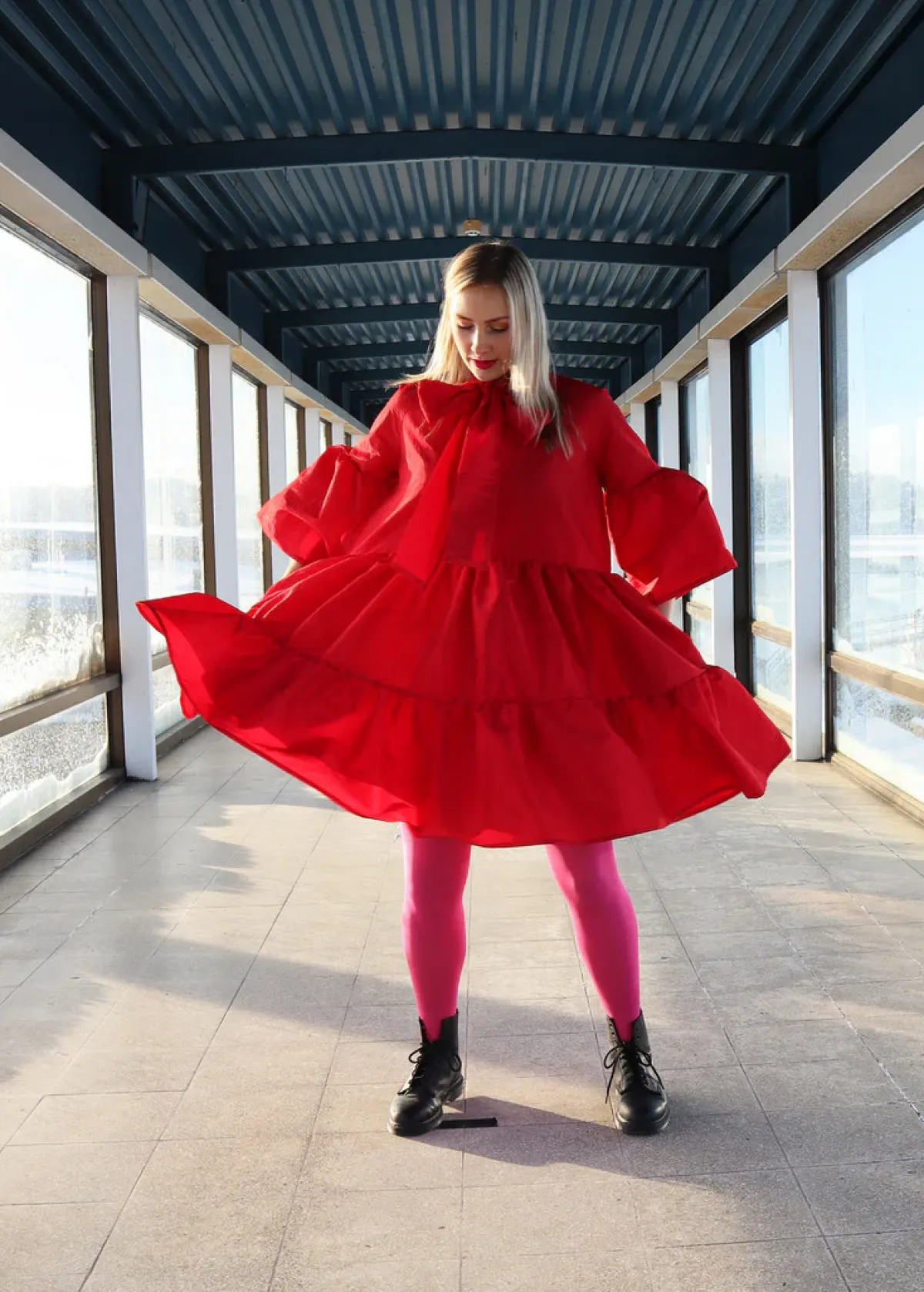 Hameet & Mekot>Miia Halmesmaa Lush Dress - Punainen