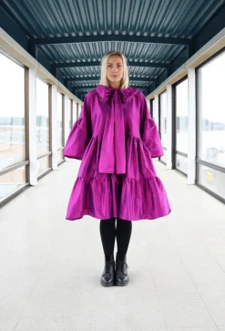 Hameet & Mekot>Miia Halmesmaa Lush Dress - Purple Silk