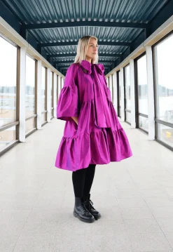 Hameet & Mekot>Miia Halmesmaa Lush Dress - Purple Silk