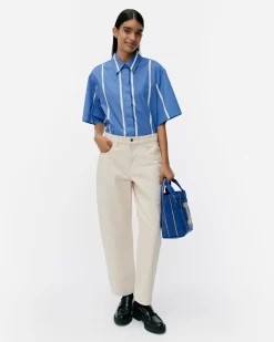 Housut>Marimekko Maridenim Barrel Natural - Farkut