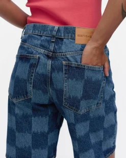 Housut & Shortsit|Shortsit>Marimekko Maridenim Marssi Jäkälä - Farkkushortsit