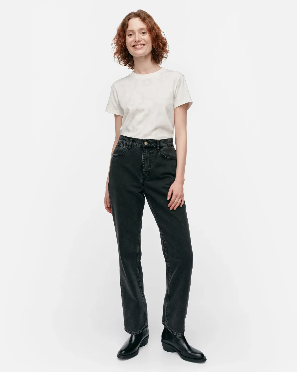 Löydöt|Housut>Marimekko Maridenim Straight Black - Farkut