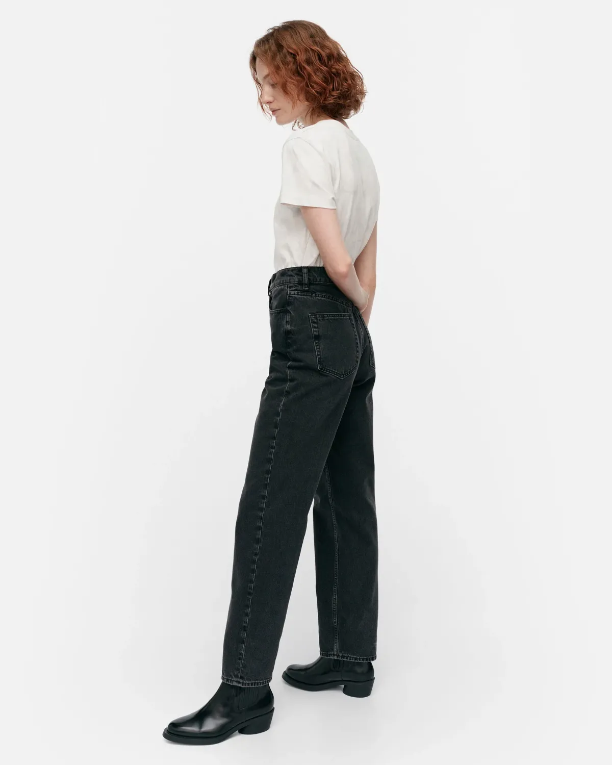 Löydöt|Housut>Marimekko Maridenim Straight Black - Farkut