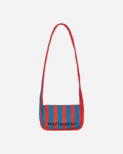 Laukut|Avaimenperät>Marimekko Mini Shoulderbag Merirosvo - Sininen/Punainen