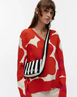 Laukut|Avaimenperät>Marimekko Mini Shoulderbag Merirosvo - Musta/Luonnonvalkoinen