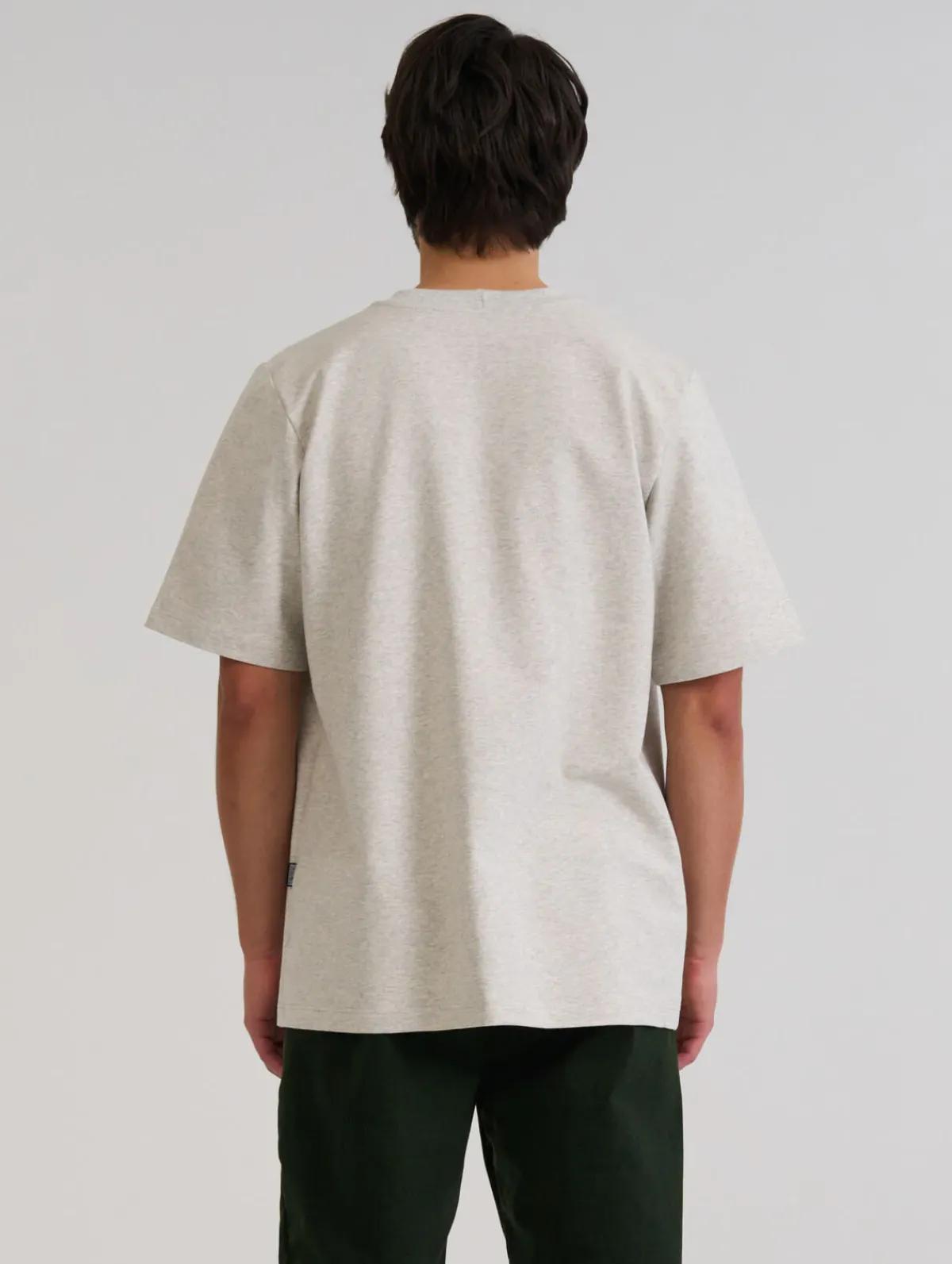 Paidat|T-paidat>R-Collection Olli T-paita - Marmorinharmaa