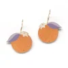 Avaimenperät|Korut>Crazy Granny Design Orange Hoops
