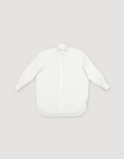 Paidat>ARCHETYPE Oversized Shirt - White Linen