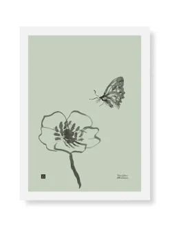 Julisteet/printit>Teemu Järvi Illustrations Perhonen - juliste 30x40cm