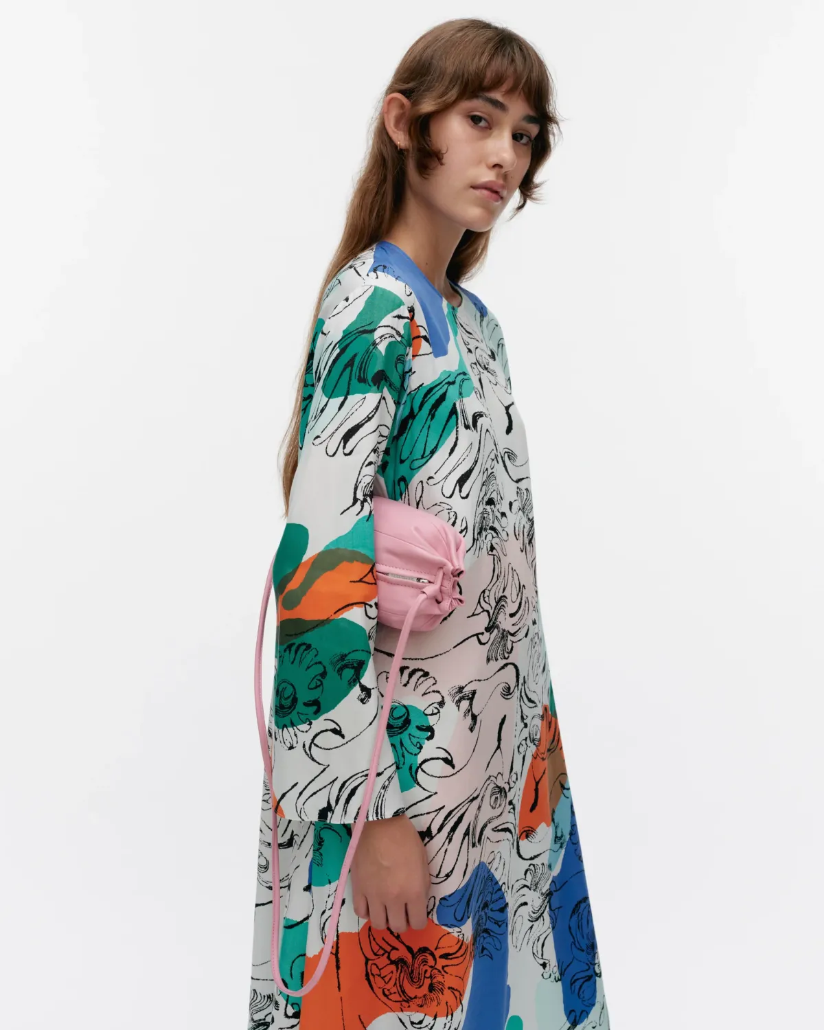Laukut|Avaimenperät>Marimekko Pikku Karla Olkalaukku - Roosa