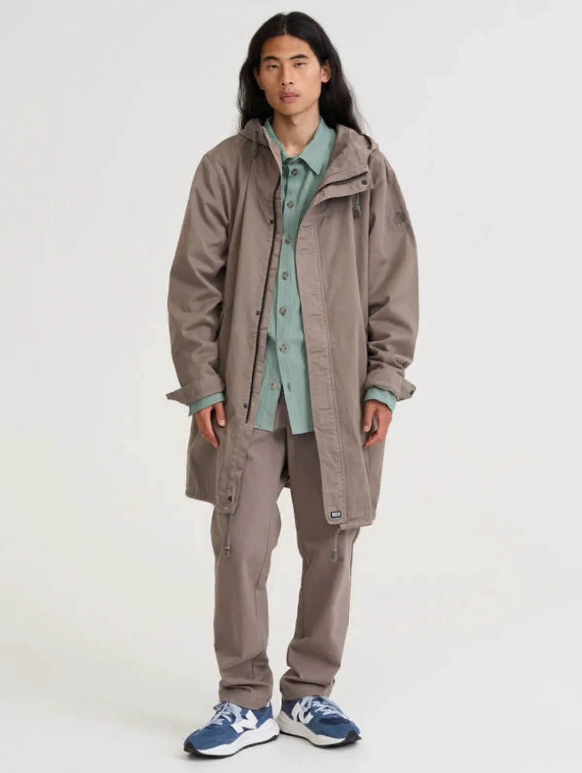 Takit|Takit>R-Collection Pitkä Anorakki - Taupe