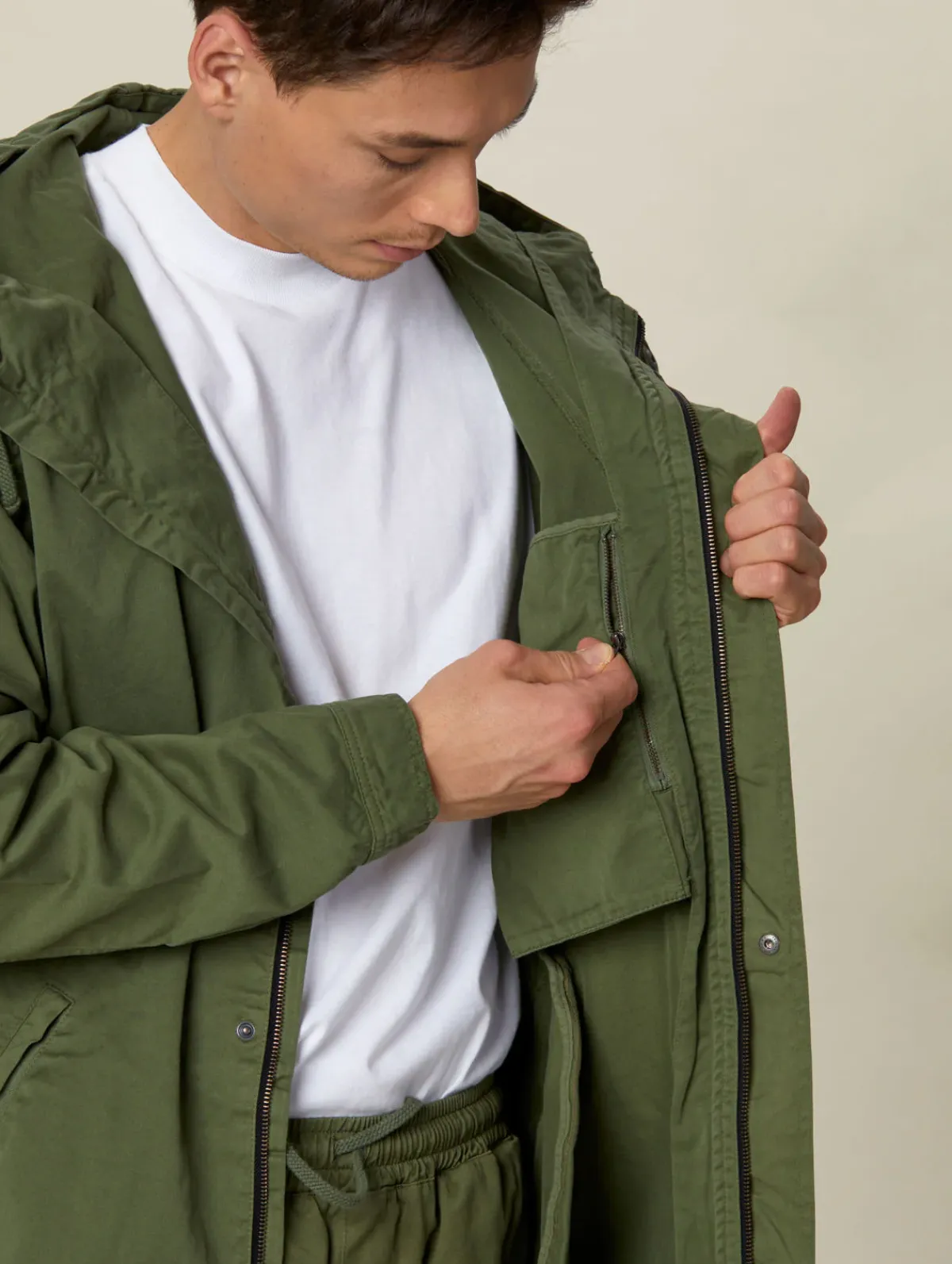 Takit|Takit>R-Collection Pitkä Anorakki Sammal