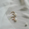 Avaimenperät|Korut>LiLa Design Pärla Bubbel hoops Golden hour