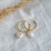 Avaimenperät|Korut>LiLa Design Pärla Hoops Golden hour
