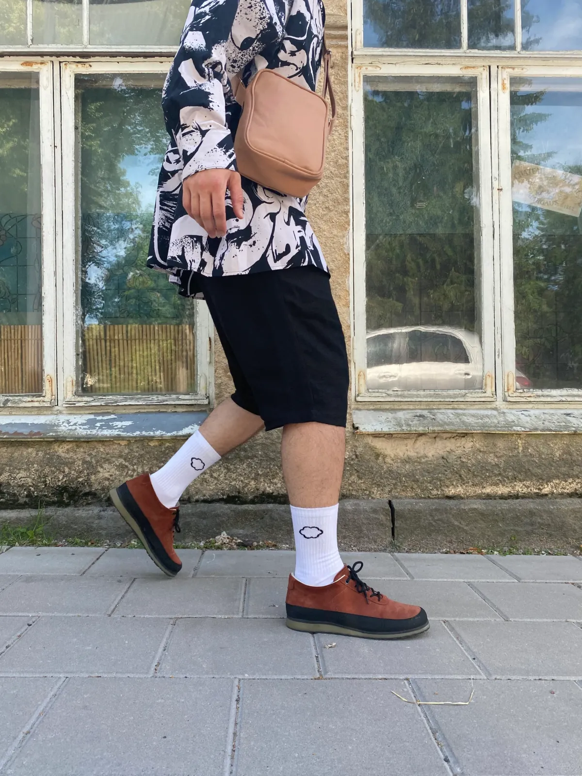 Sukat|Avaimenperät>PUF + TOMI PUF PILVI SUKAT WHITE