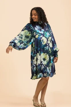 Hameet & Mekot>KAIKO Puff Dress - Blue Anemone