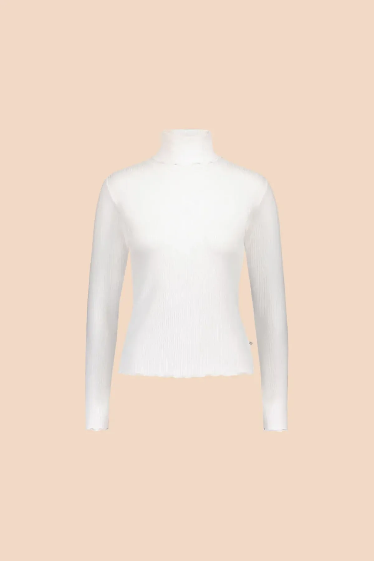 Paidat>KAIKO Rib Rollneck - Offwhite