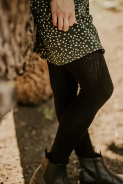 Sukat|Avaimenperät>KAIKO Rib Tights - Black