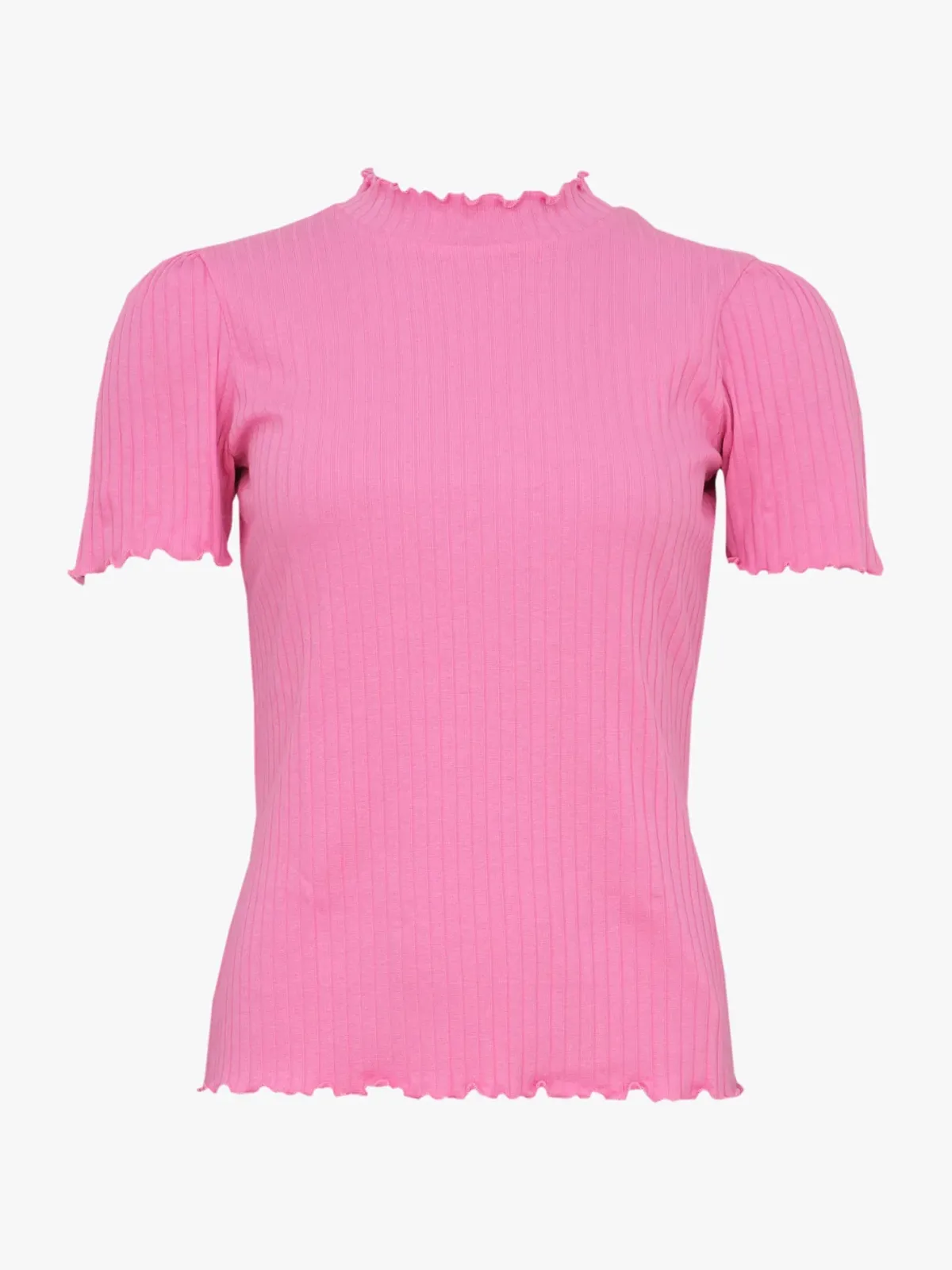 T-paidat|Paidat>Aarre Rosa Rib Shirt - Pink