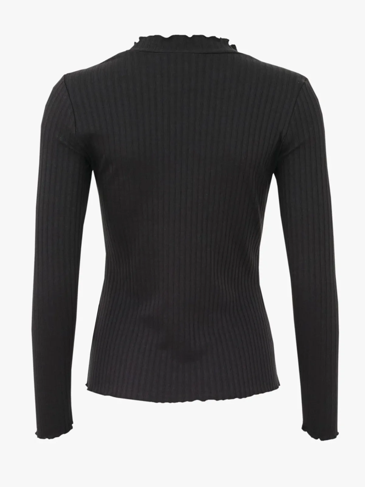 Paidat>Aarre Rosalie Shirt - Rib Black