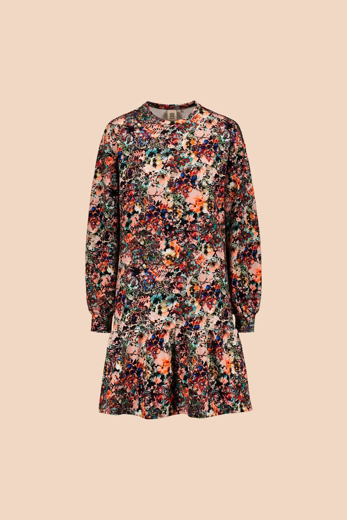 Hameet & Mekot>KAIKO Ruffle Sweatshirt Dress - Blooming Forest