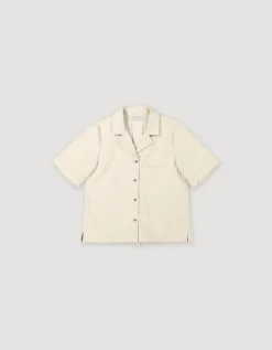 Takit|Paidat>ARCHETYPE Short Sleeve Corduroy Blouse