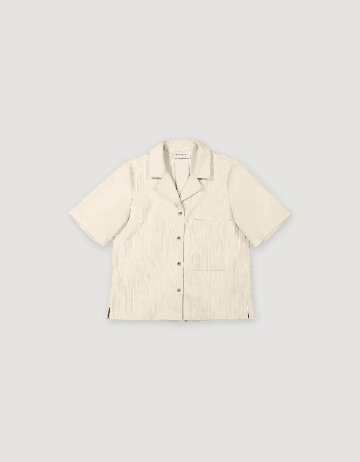 Takit|Paidat>ARCHETYPE Short Sleeve Corduroy Blouse