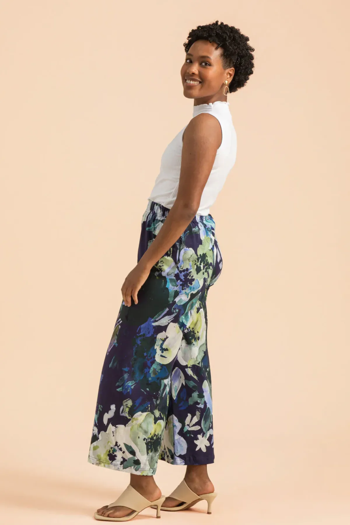 Housut>KAIKO Soft Culottes - Blue Anemone