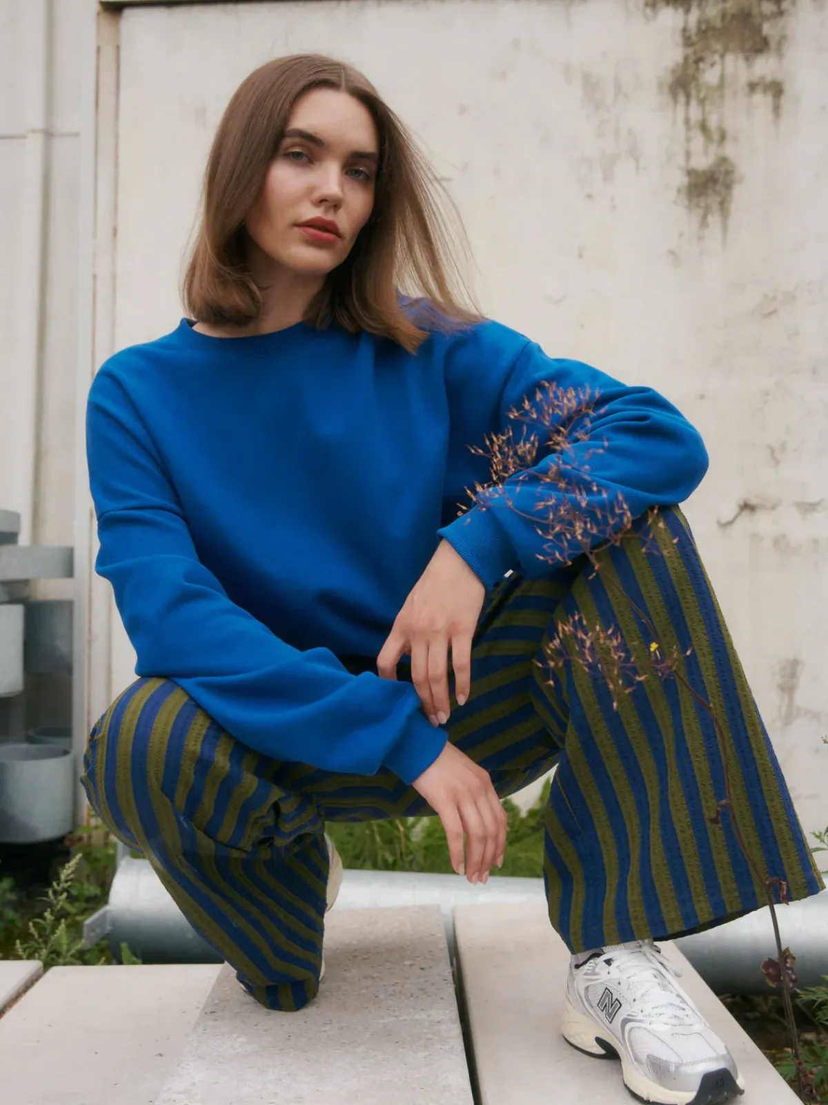 Housut>Mainio Stripy Seersucker Pants