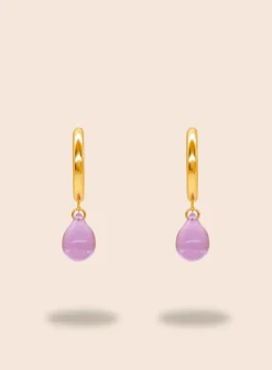Avaimenperät|Korut>ANNELE Sugar Drop Violet Korvakorut
