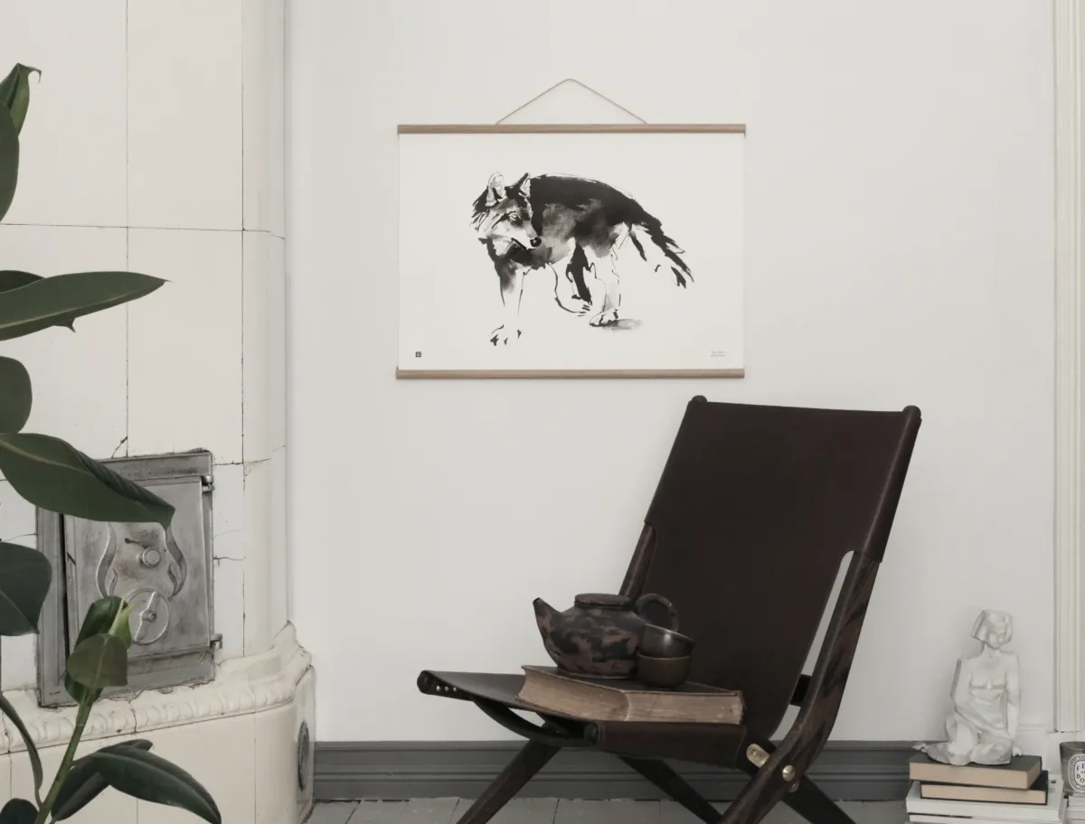 Julisteet/printit>Teemu Järvi Illustrations Susi - juliste (70 x 50cm)