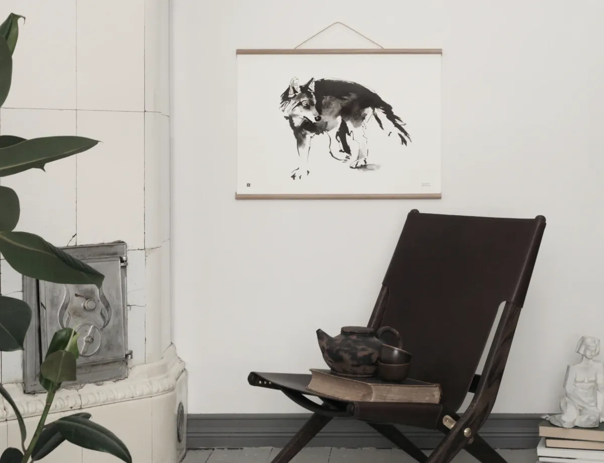Julisteet/printit>Teemu Järvi Illustrations Susi - juliste (70 x 50cm)
