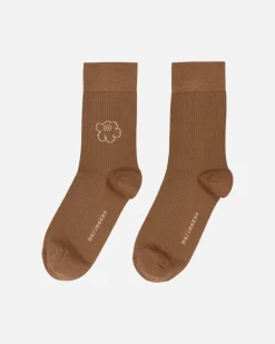 Löydöt|Sukat>Marimekko Taipuisa Unikko Sukat - Ruskea