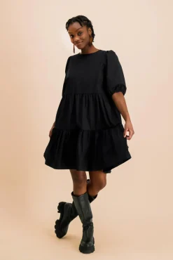 Hameet & Mekot>KAIKO Tiered Mini Dress - Black