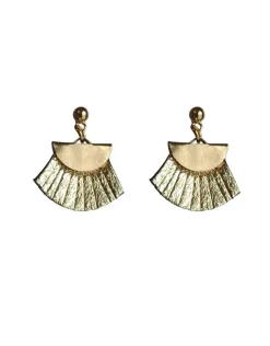 Avaimenperät|Korut>Anette Ahokas Design Viuhka mini nappi - korvakorut