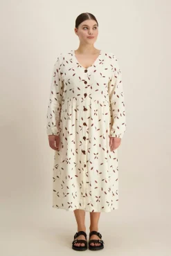 Hameet & Mekot>KAIKO Wind Button Dress - Sand
