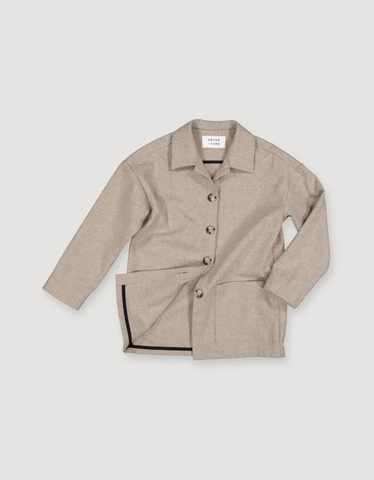 Takit>ARCHETYPE Wool Jacket - Brown