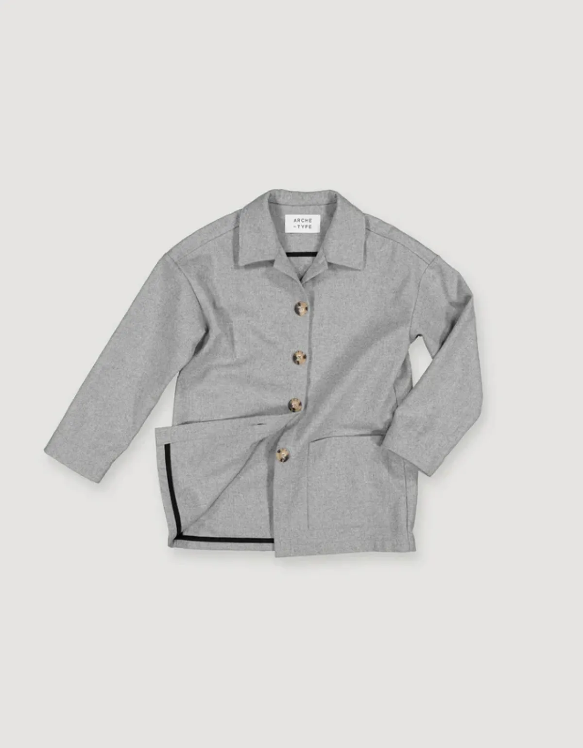 Takit>ARCHETYPE Wool Jacket - Grey