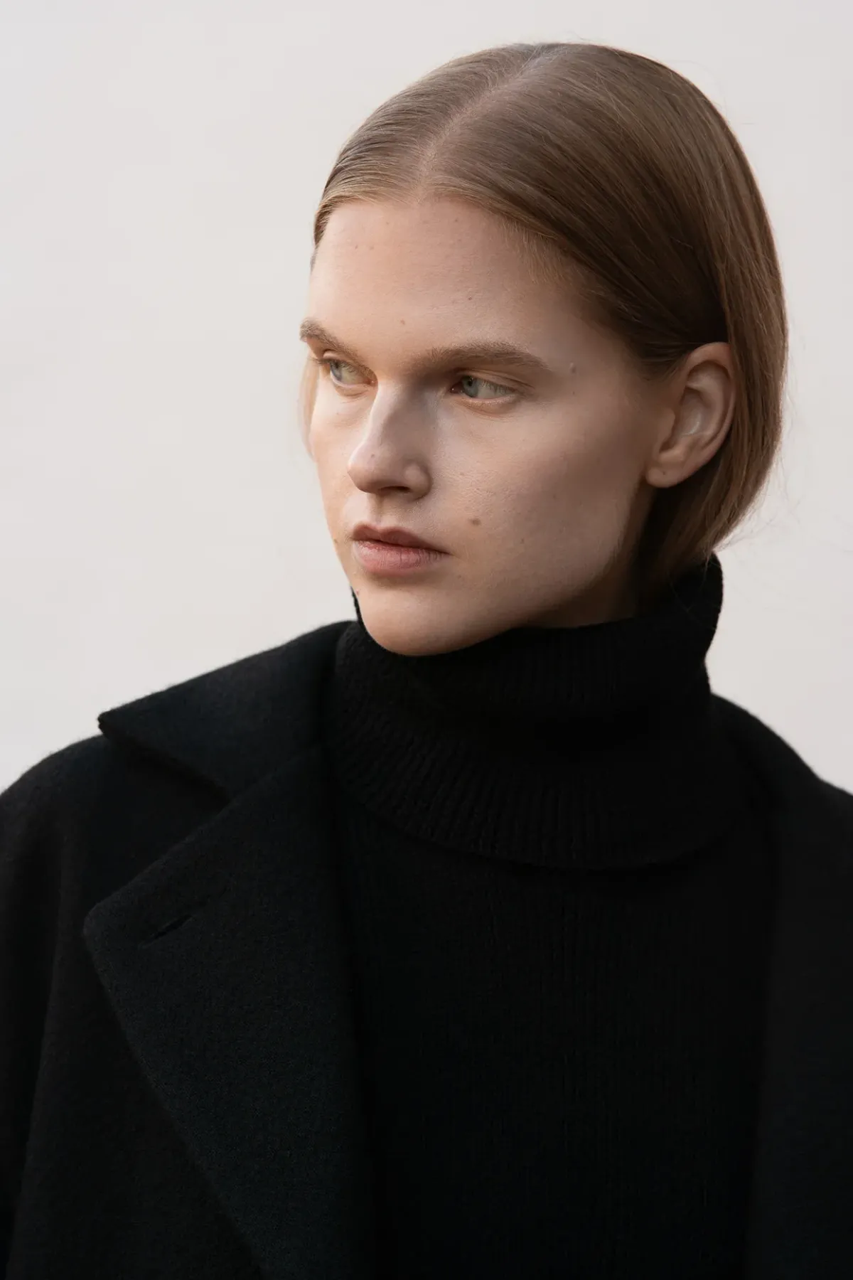 Kengät|Avaimenperät>ARCHETYPE Wool Turtleneck Collar - Green Melange