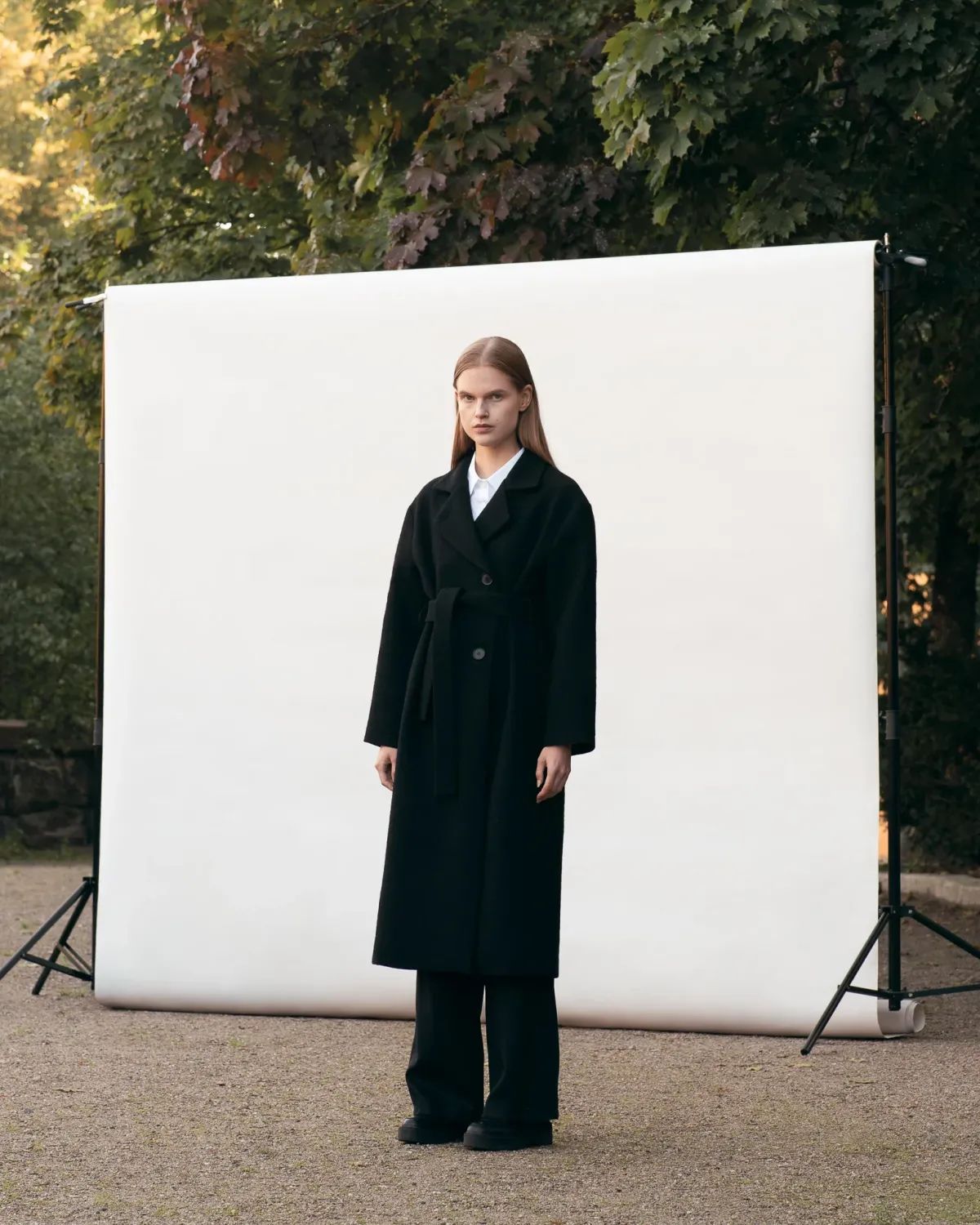 Takit>ARCHETYPE Wool Wrap Coat