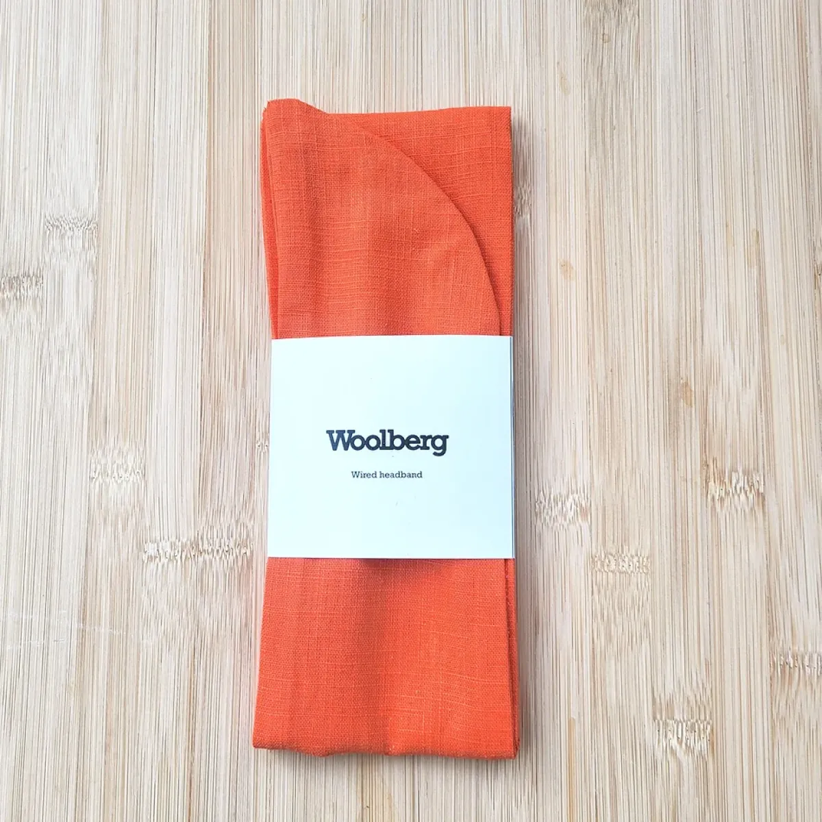 Avaimenperät|Hiusasusteet>Woolberg Pellavapanta - Mandarin