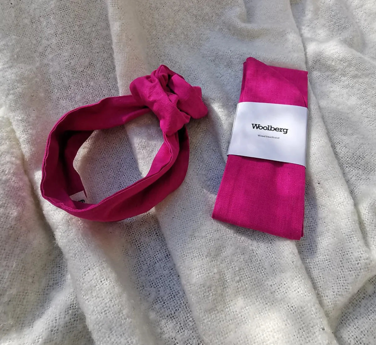 Avaimenperät|Hiusasusteet>Woolberg Pellavapanta - Magenta