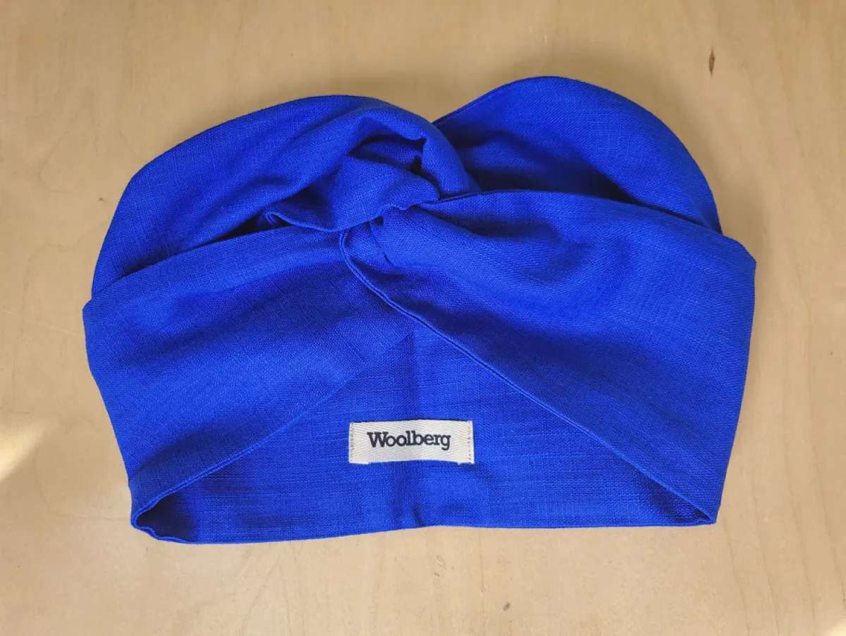 Avaimenperät|Hiusasusteet>Woolberg Pellavapanta - Royal Blue