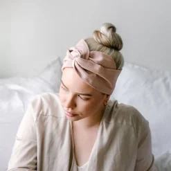 Avaimenperät|Hiusasusteet>Woolberg Pellavapanta - Rose Ash
