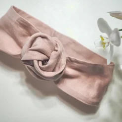 Avaimenperät|Hiusasusteet>Woolberg Pellavapanta - Rose Ash