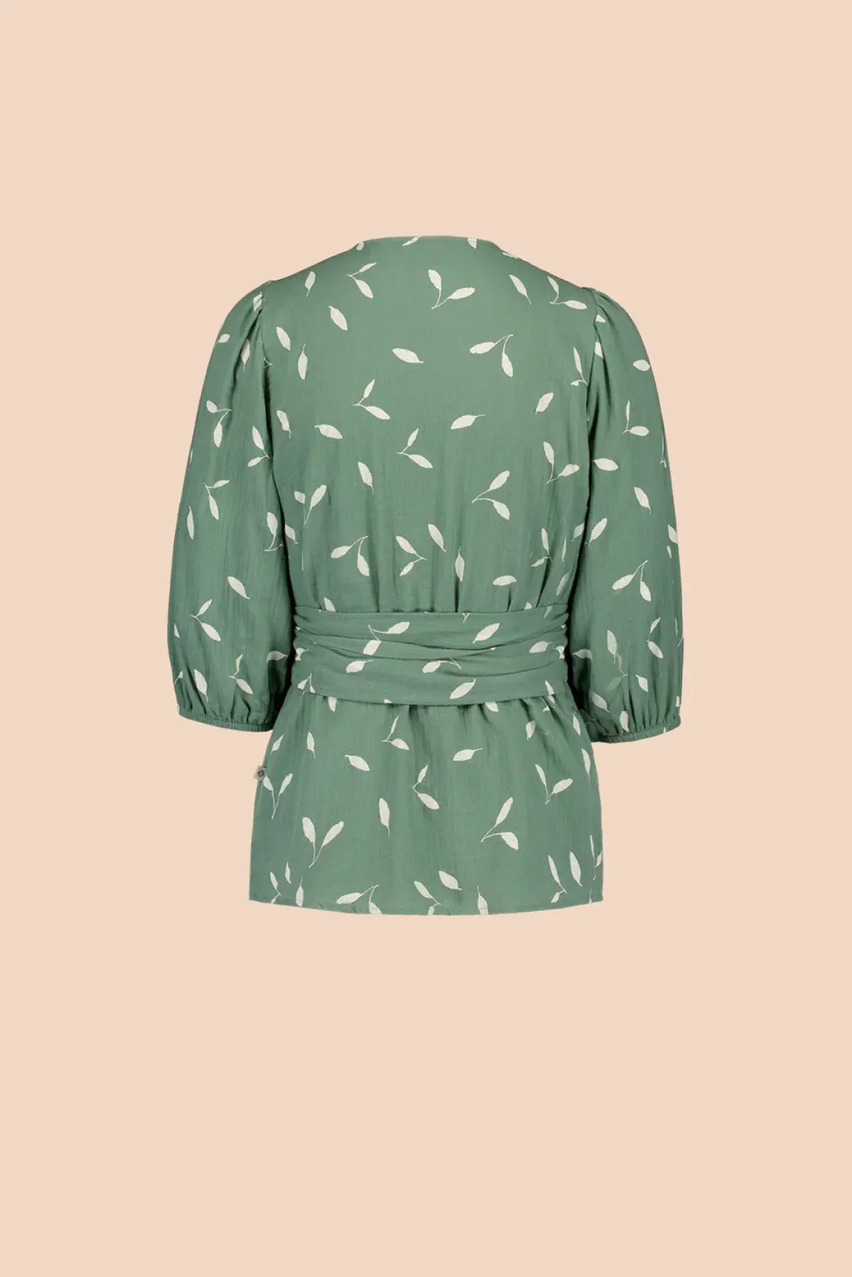 Paidat>KAIKO Wrap Blouse - Sage Wind